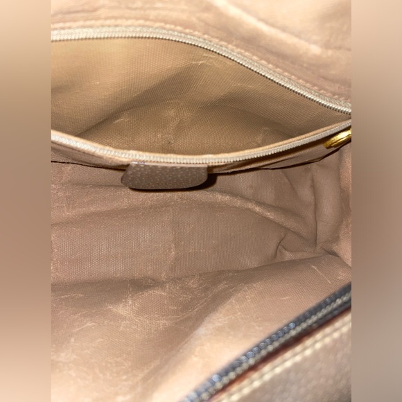 GUCCI SIGNATURE SUPREME LEATHER TRIM COATED CANVAS COSMETIC TRAVEL TOILETRY BAG - Picture 10 of 14